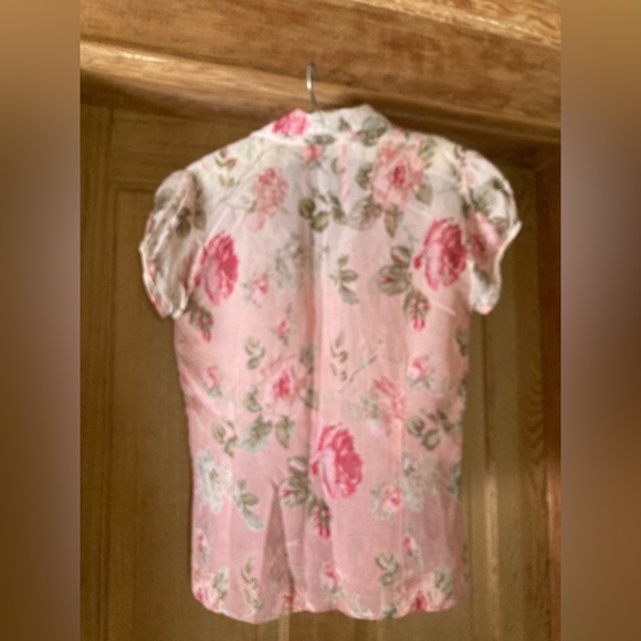 Chiffon blouse, romantic, elegant. Floral - Picture 2 of 6